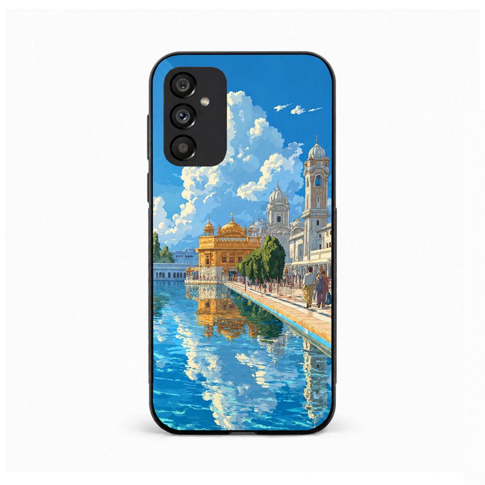 Golden Temple Peace & Faith Samsung S24 FE Back Cover