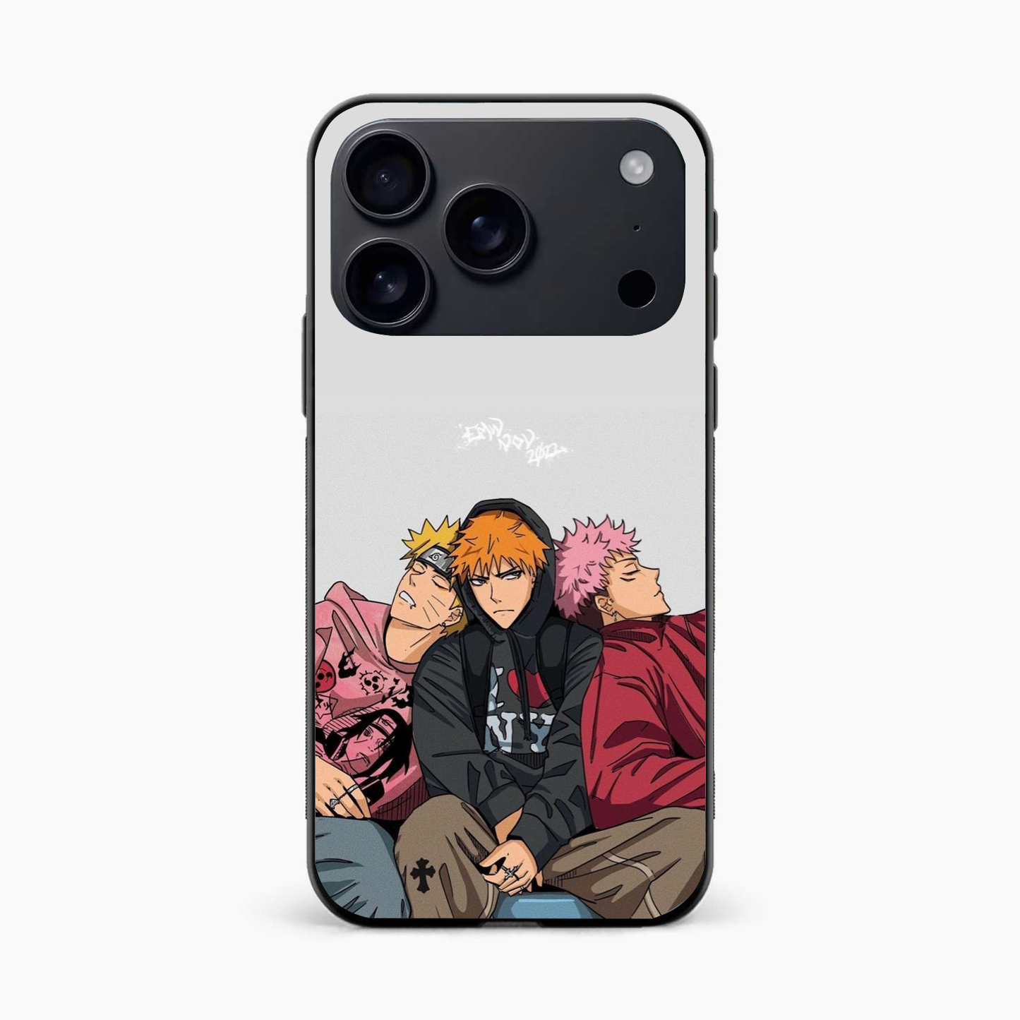 Ichigo x Naruto x Yuji Iphone 17 Pro Back Cover