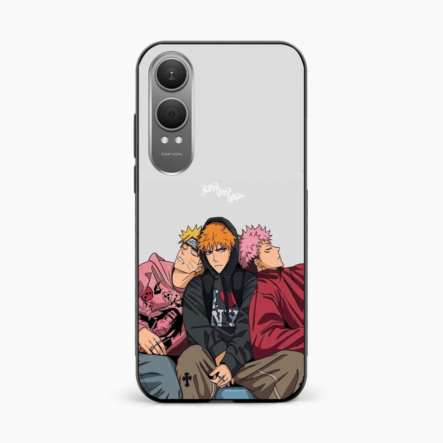 Ichigo x Naruto x Yuji OnePlus Nord CE 4 Lite Back Cover