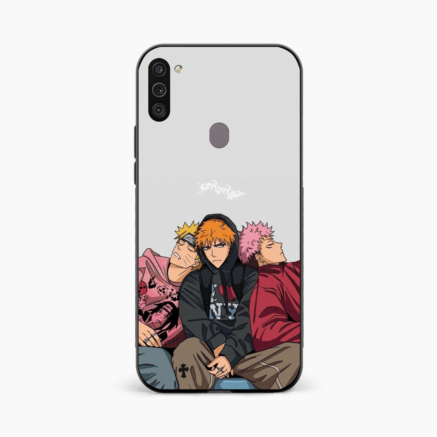Ichigo x Naruto x Yuji Samsung A11 Back Cover
