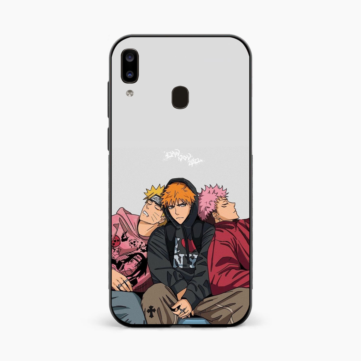 Ichigo x Naruto x Yuji Samsung A20 Back Cover