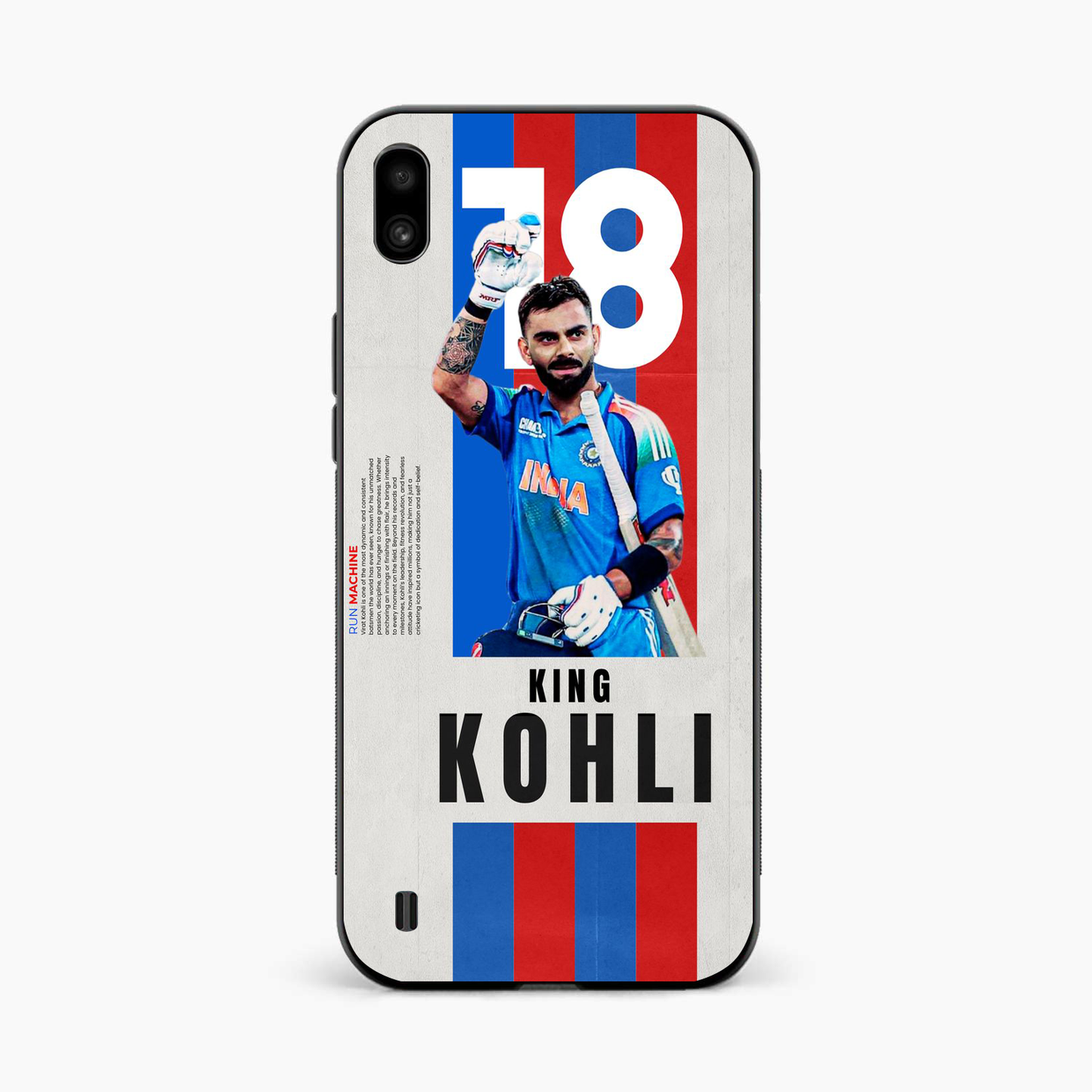 King Kohli Samsung A10 Back Cover