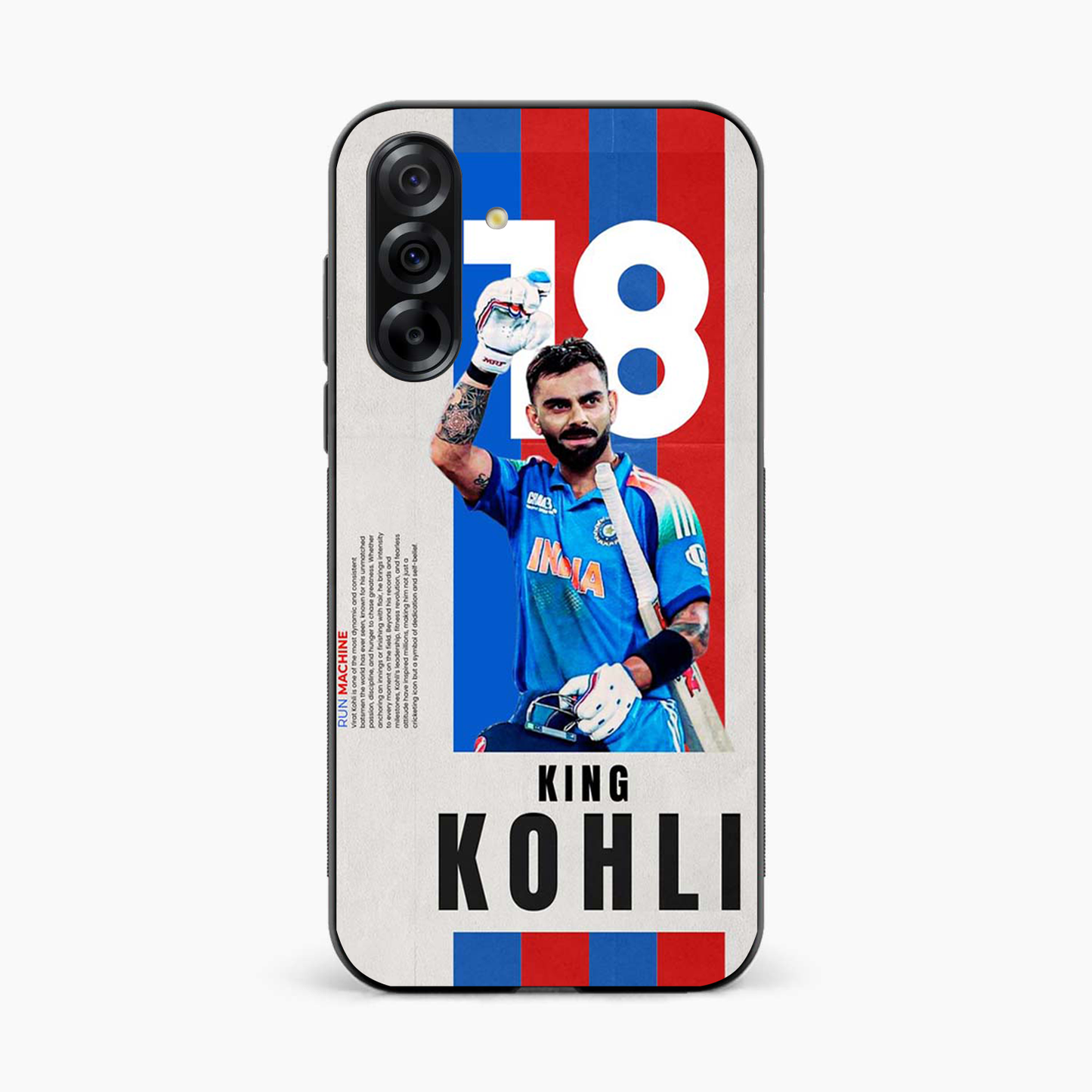 King Kohli Samsung A36 Back Cover