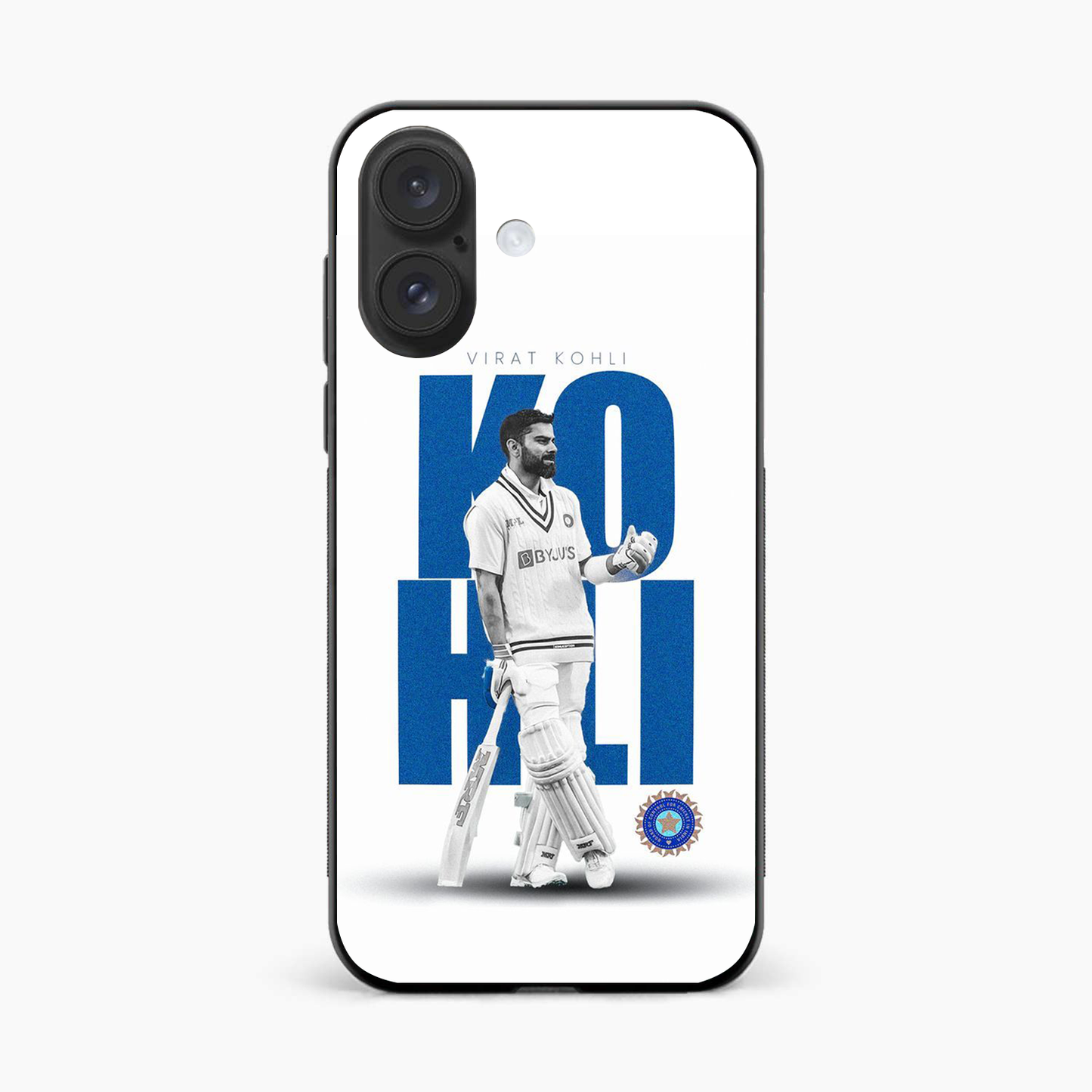 Kohli Strike Mode Iphone 16 Plus Back Cover