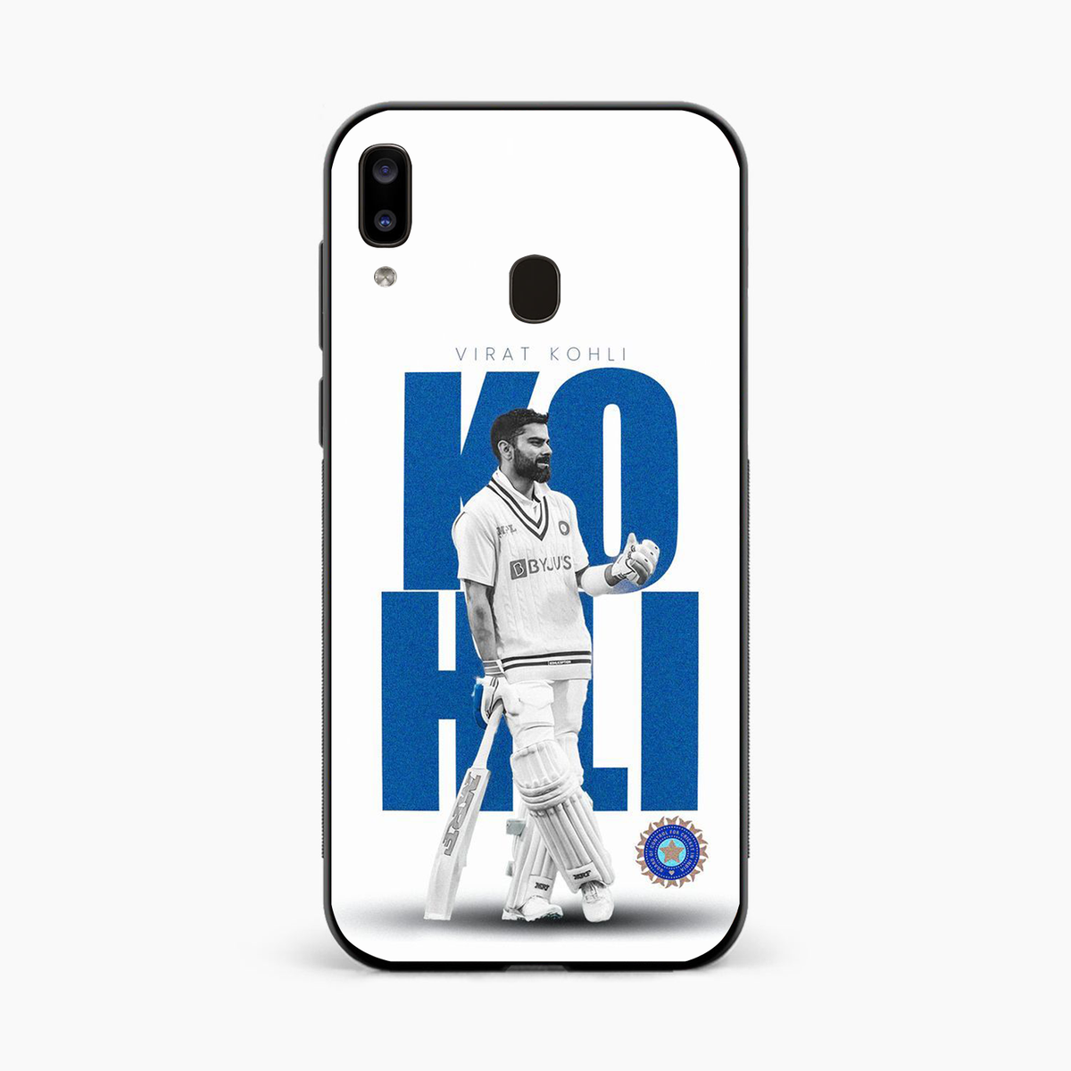 Kohli Strike Mode Samsung A20 Back Cover