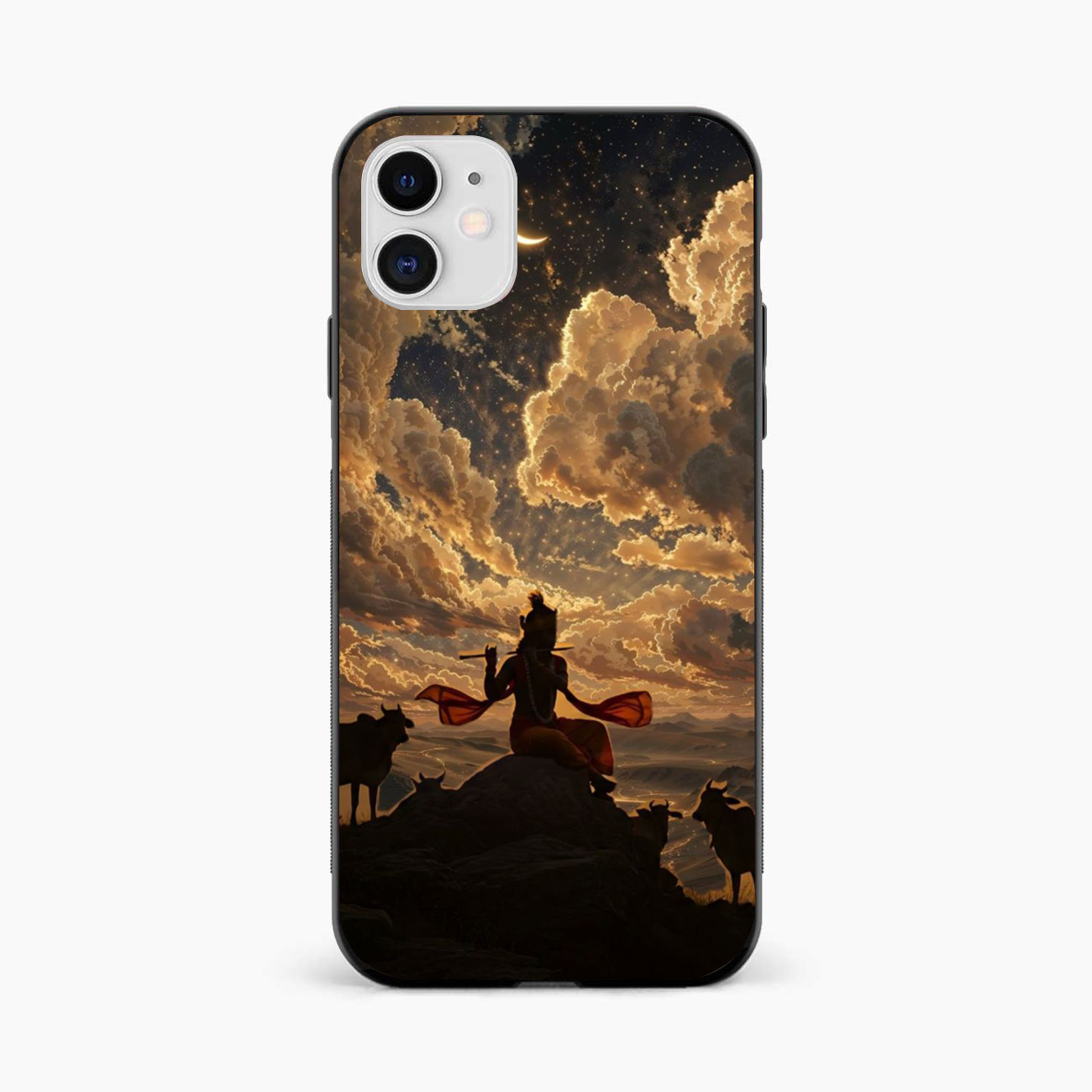 Krishna Divine Vibes iPhone 12 Back Cover
