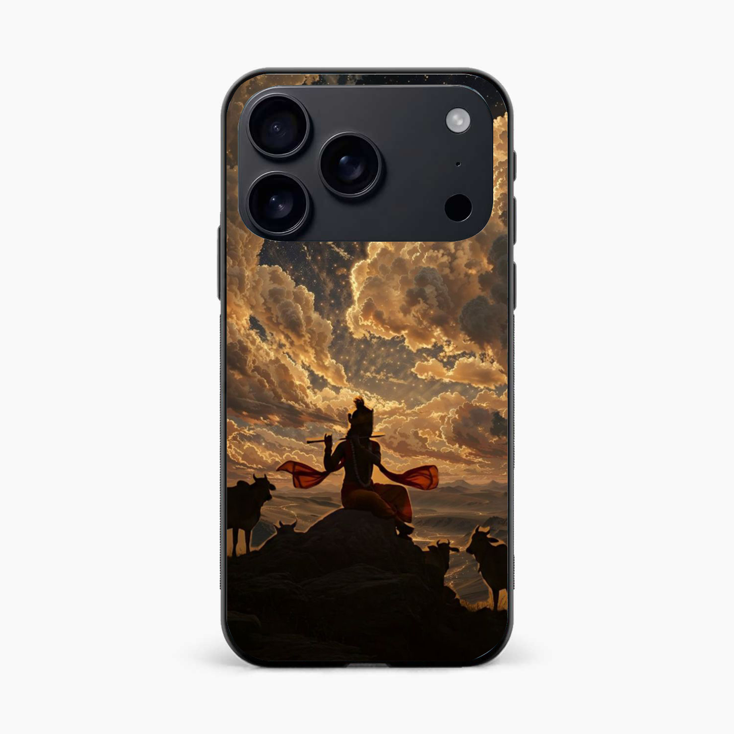 Krishna Divine Vibes Iphone 17 Pro Back Cover