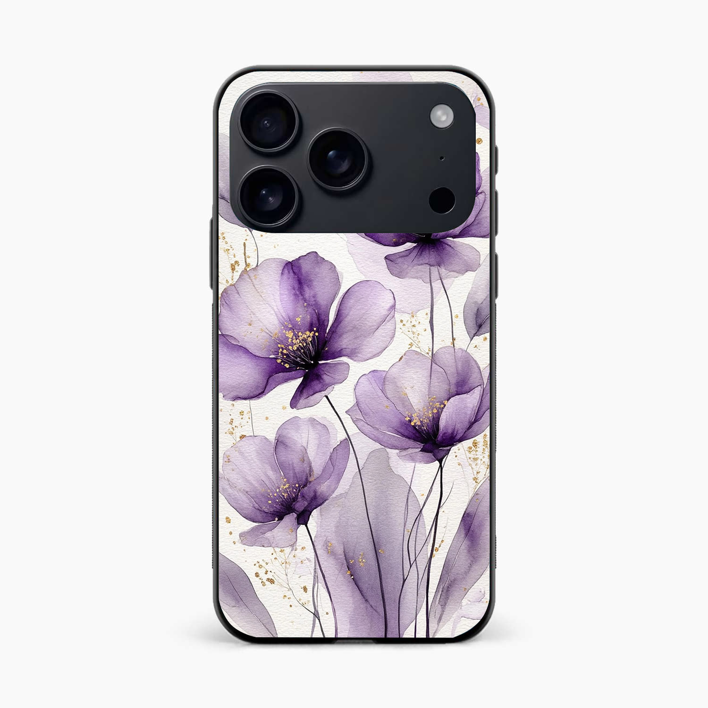 Lavender Bloom Elegance Iphone 17 Pro Back Cover