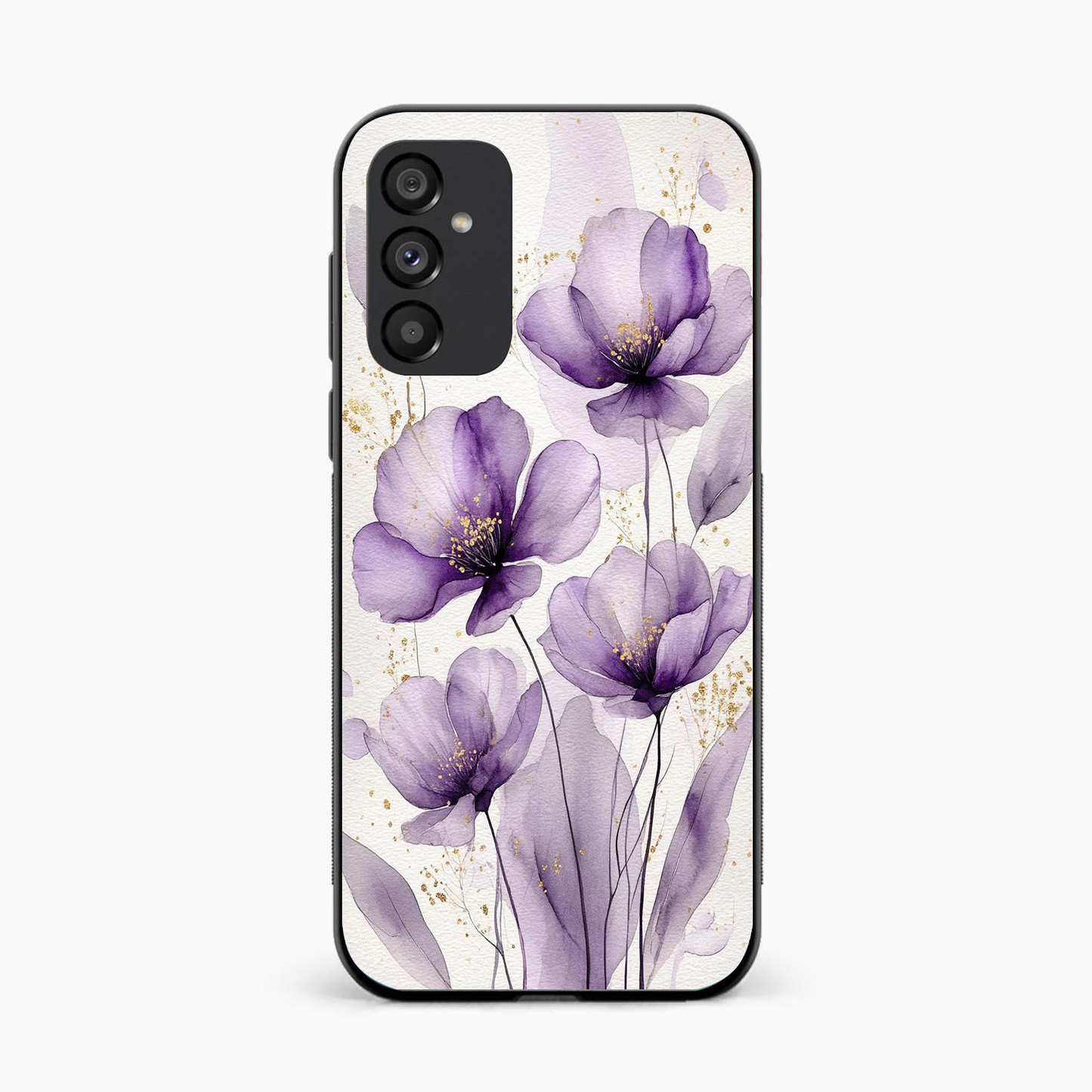 Lavender Bloom Elegance Samsung M15 Back Cover