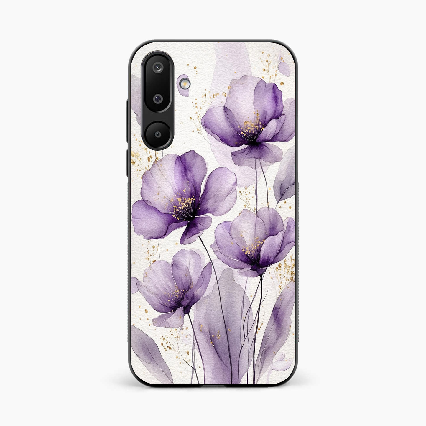 Lavender Bloom Elegance Samsung M16 Back Cover