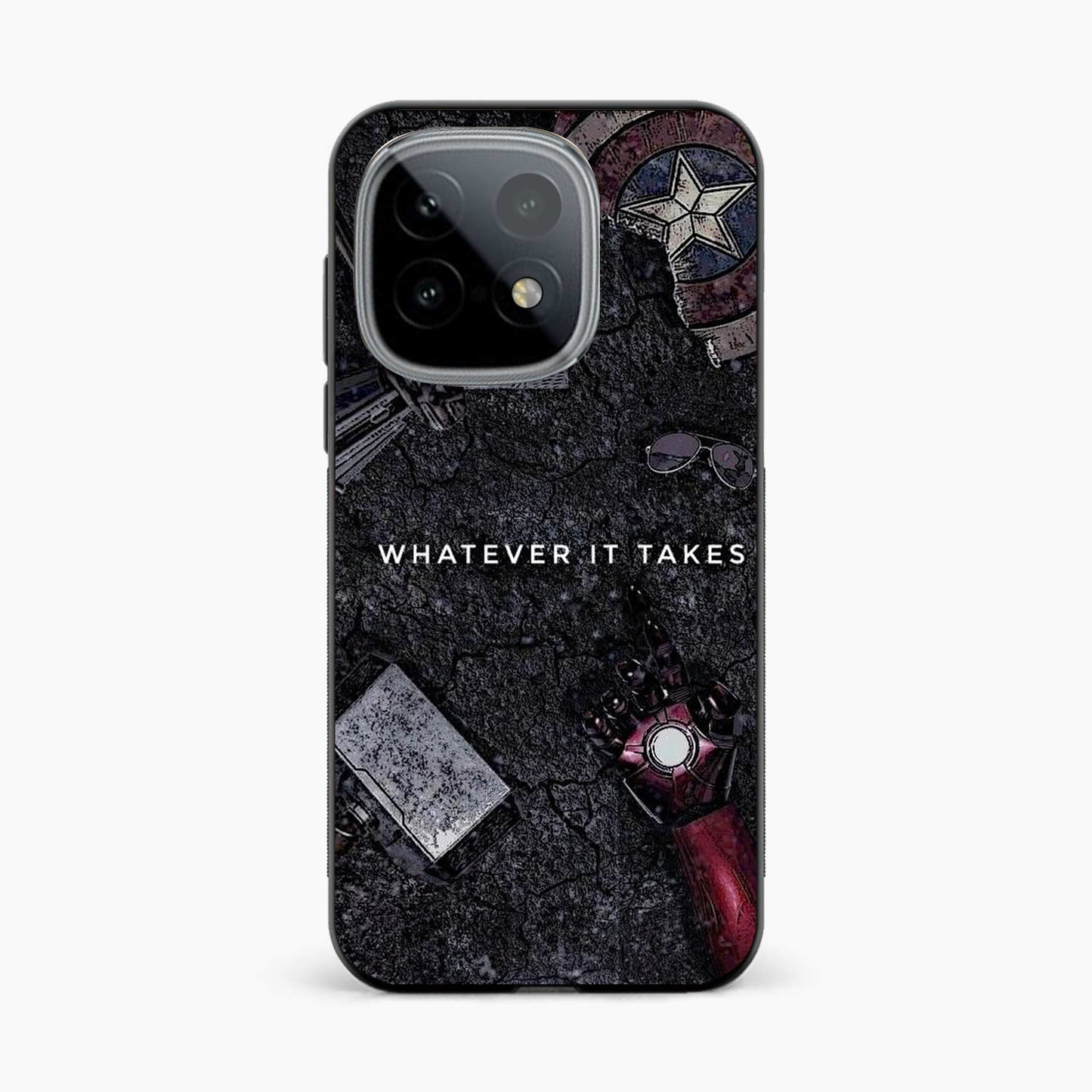 Marvel Inspired Dark Iqoo Z9s 5G Back Cover