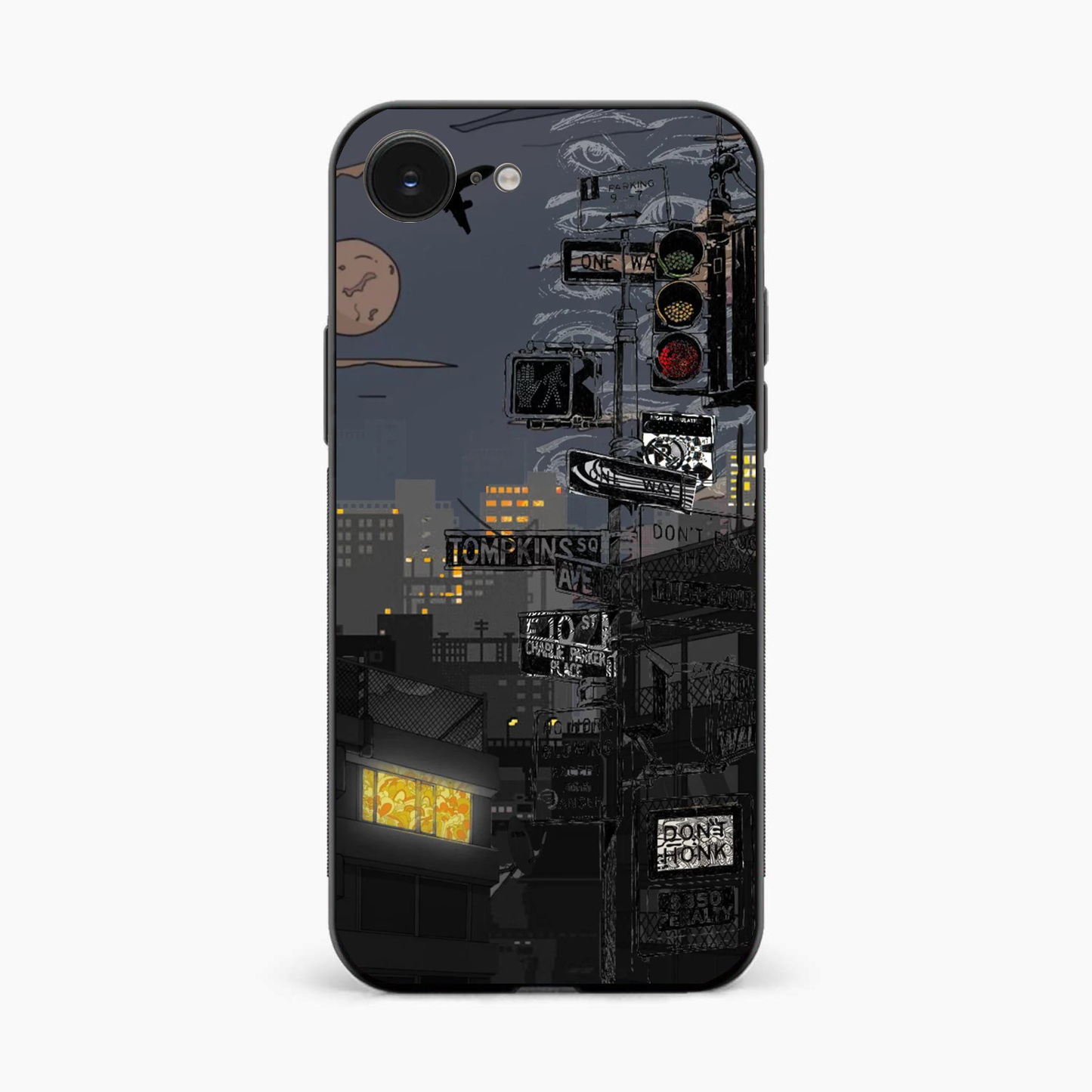 Midnight Street Vibes Iphone 16e Back Cover
