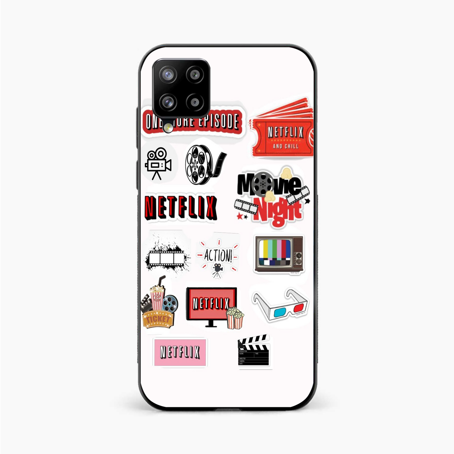 Movie Lover Samsung A12 Nacho Aesthetic Back Cover
