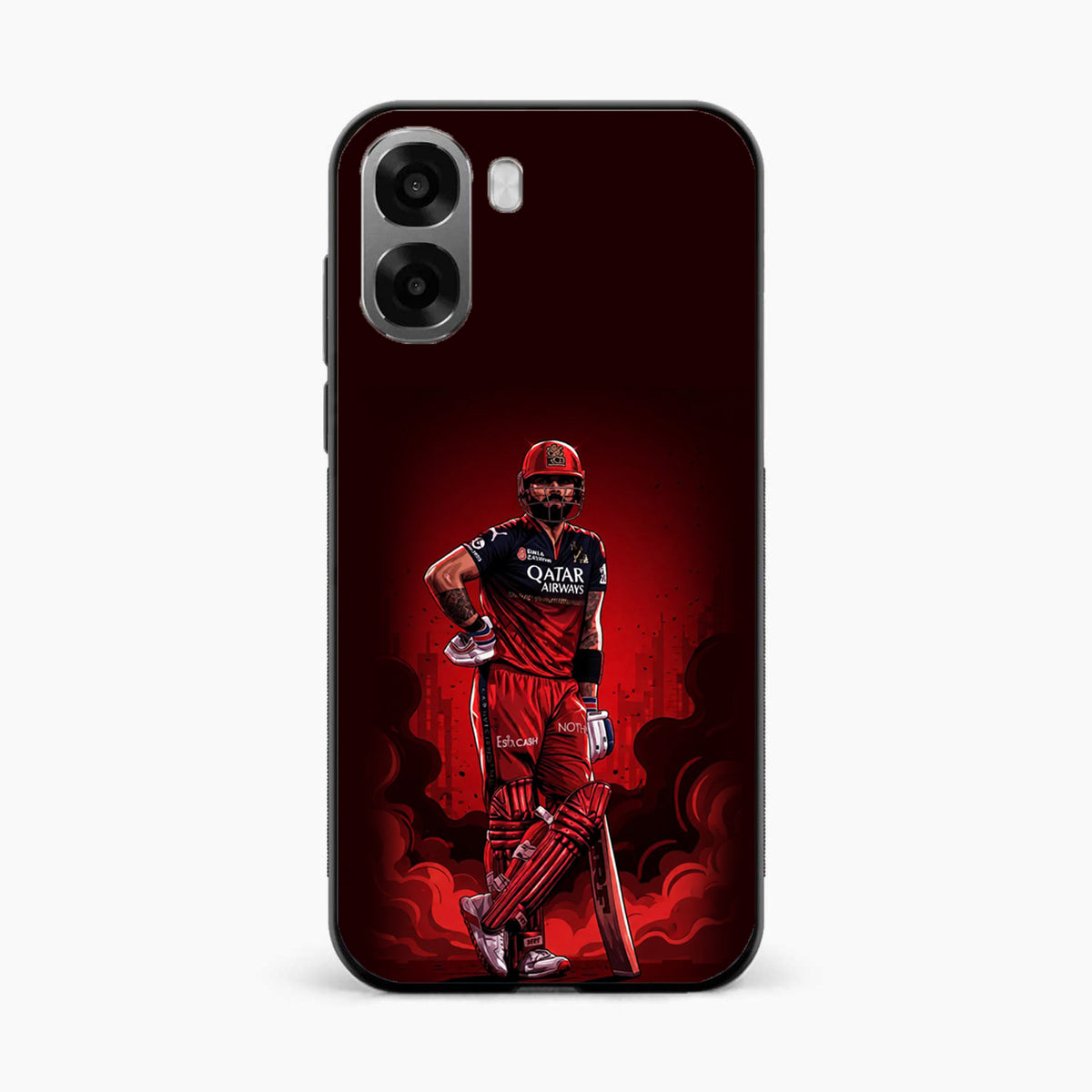 King Kohli Red Art Oppo K14x 5G Back Cover