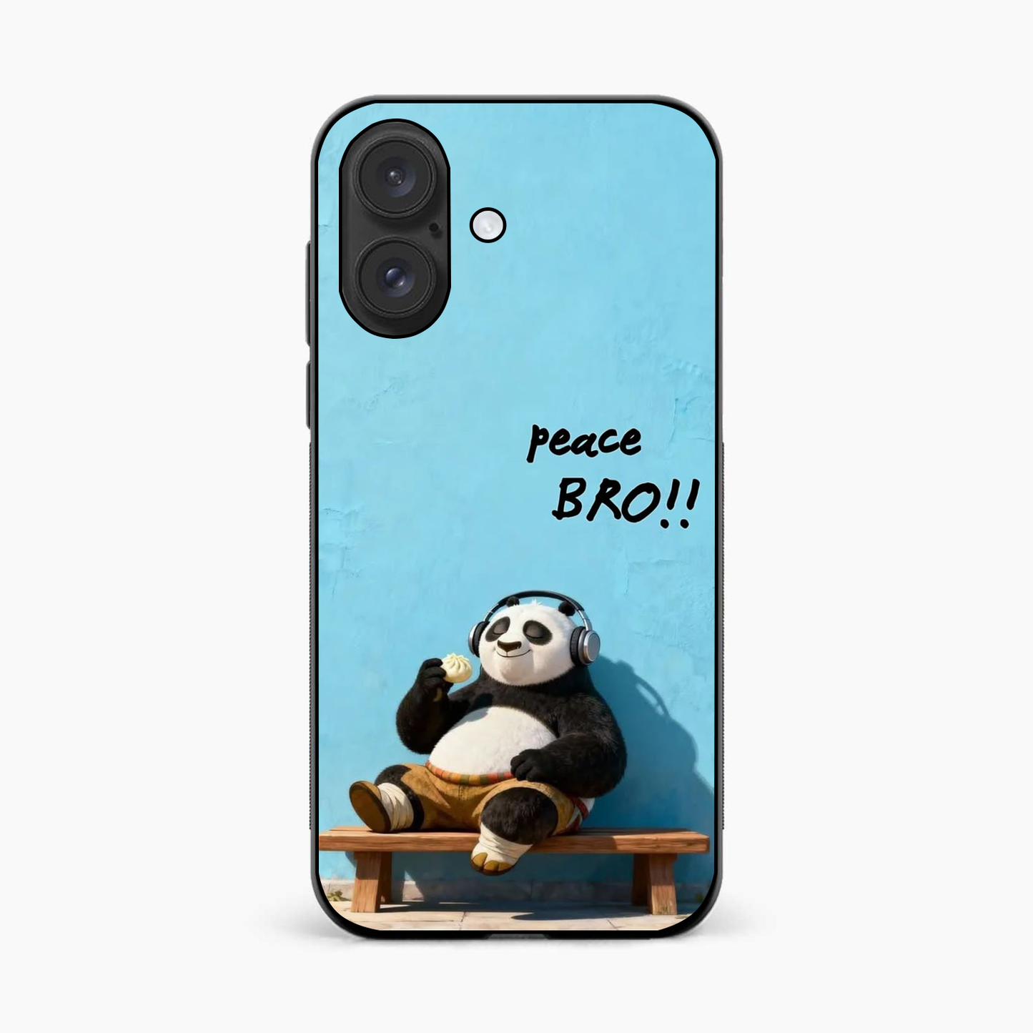 Peace Bro Panda Iphone 16 Back Cover