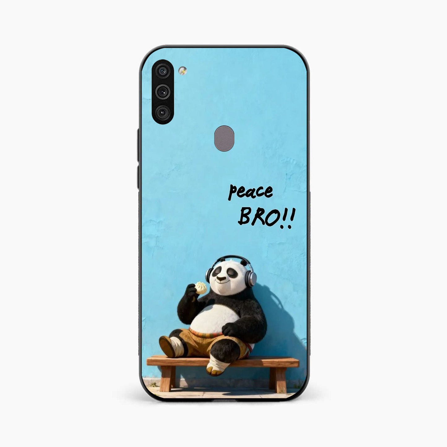 Peace Bro Panda Samsung A11 Back Cover