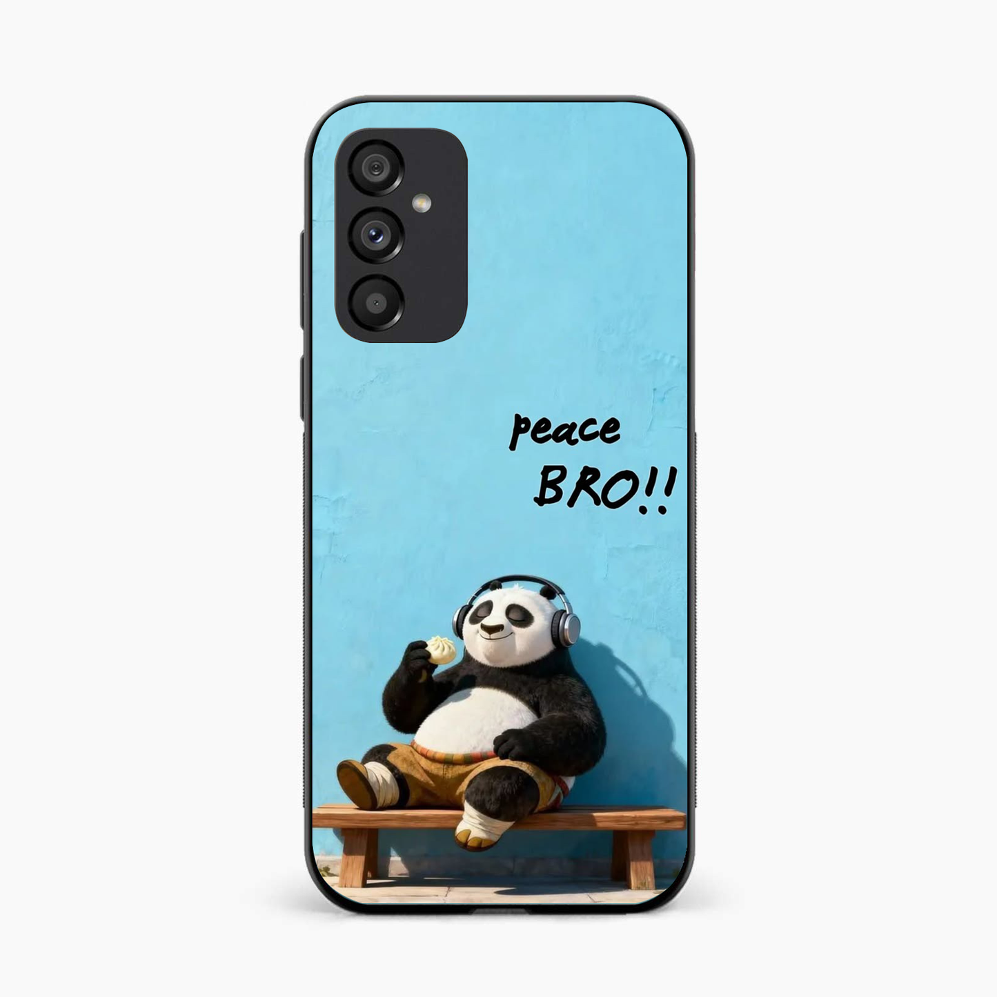 Peace Bro Panda Samsung M15 Back Cover