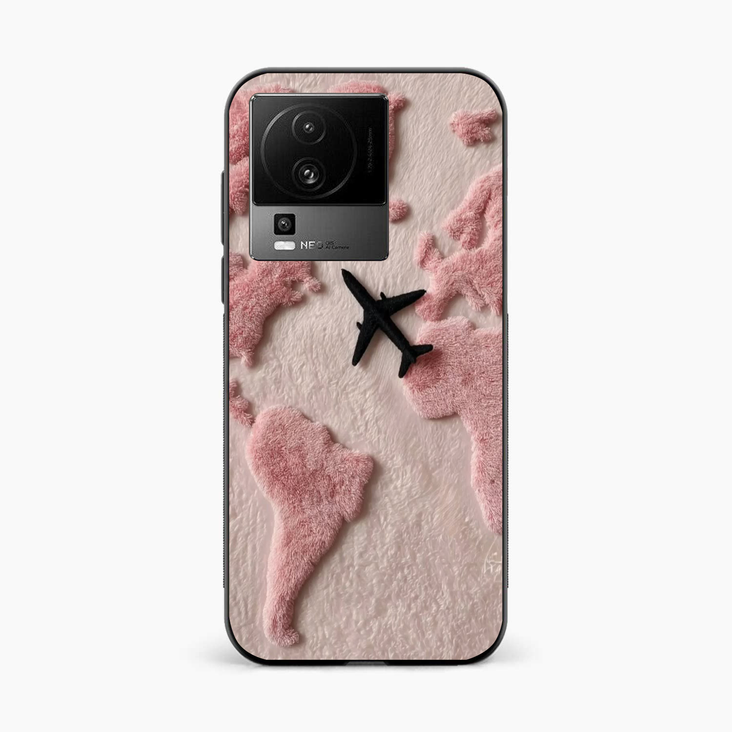 Pink Travel Mood Iqoo Neo 7 Pro 5G Back Cover