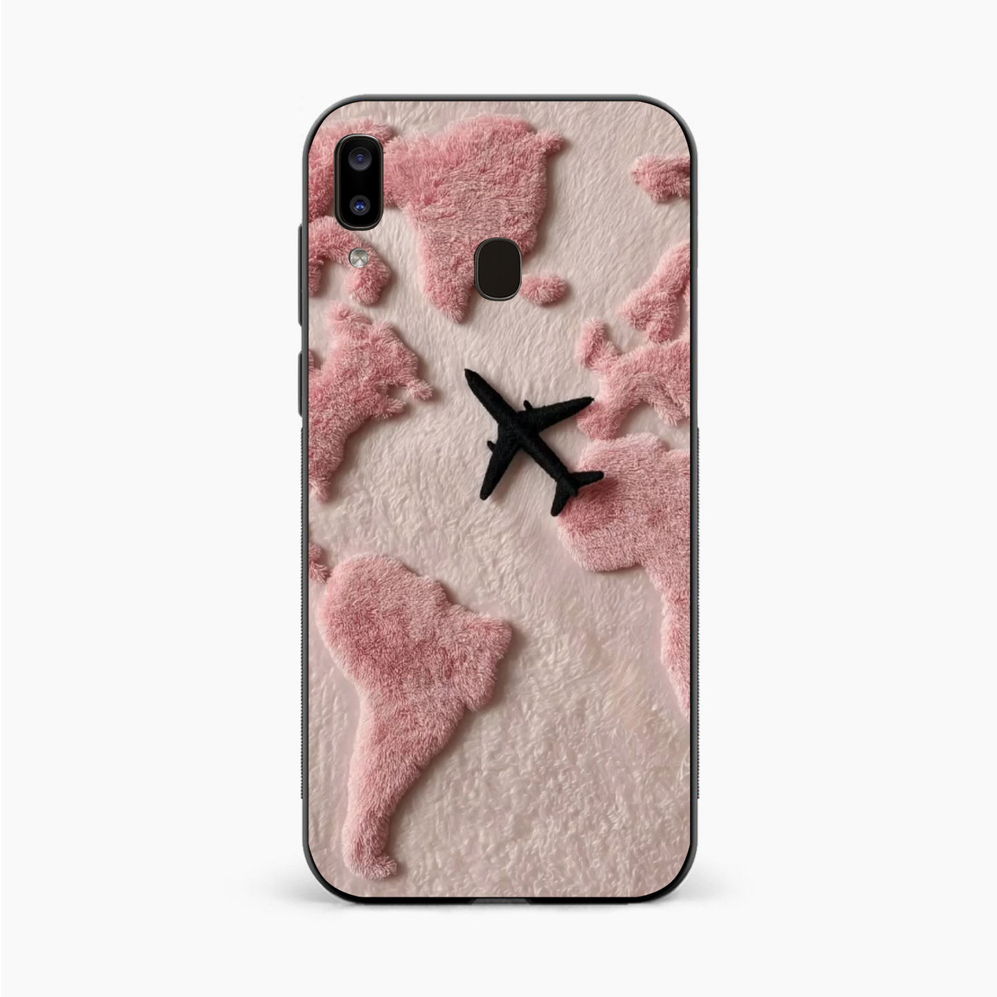 Pink Travel Mood Samsung A20 Back Cover
