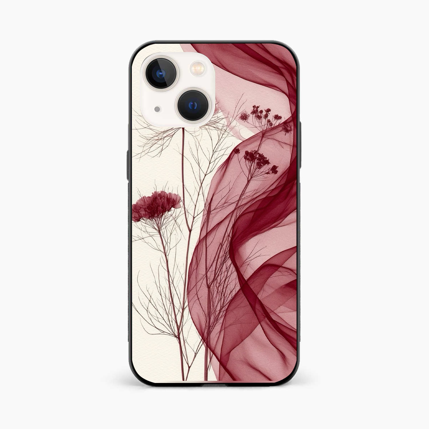 Red Floral Dream Iphone 13 Mini Back Cover