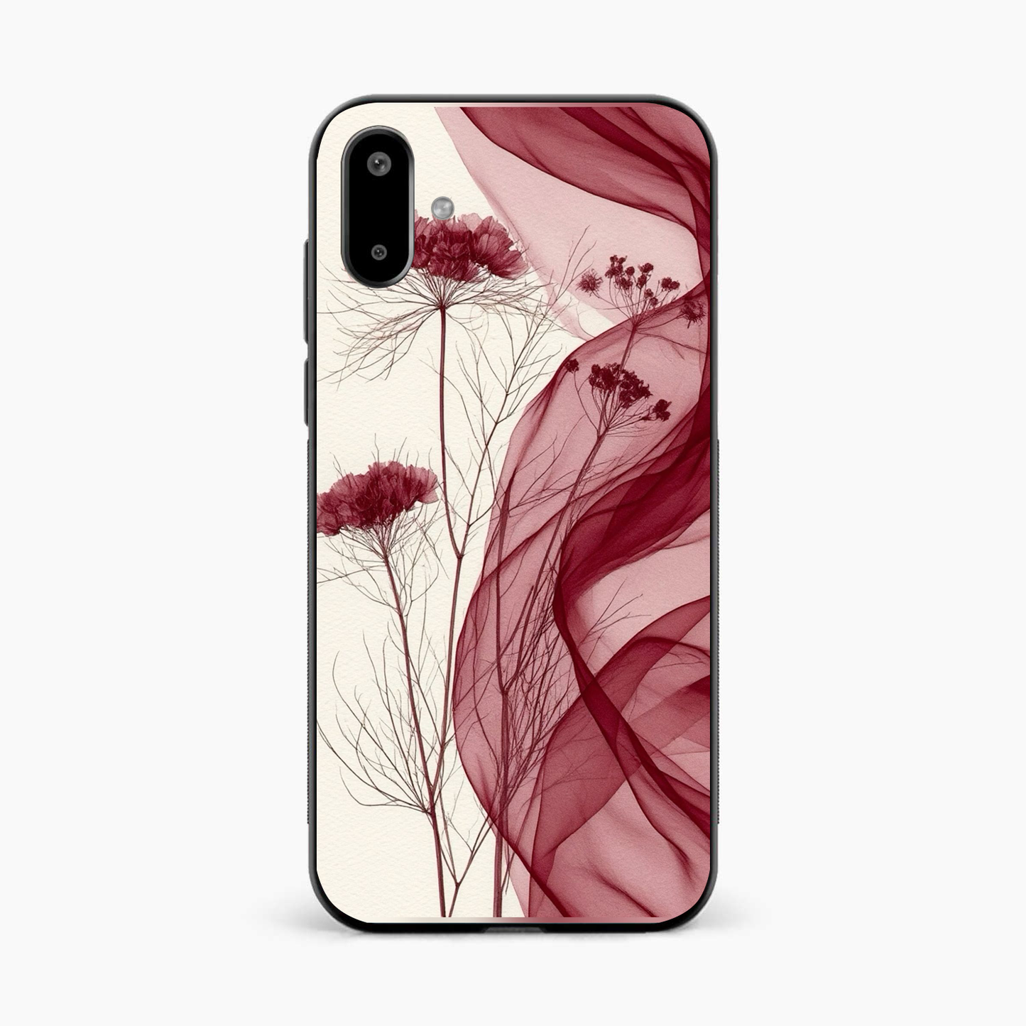 Red Floral Dream Samsung F07 Back Cover