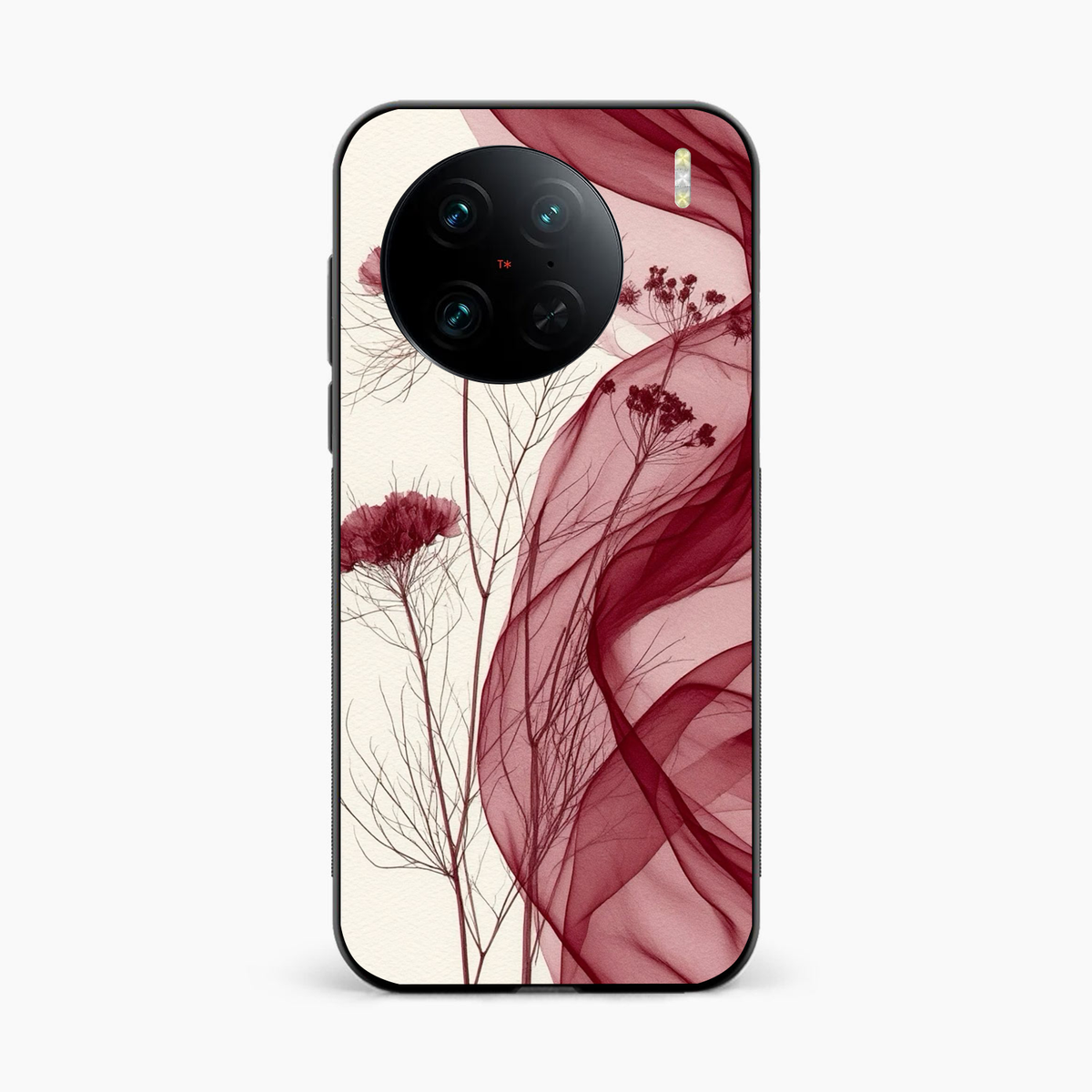 Red Floral Dream Vivo X90 Pro Back Cover