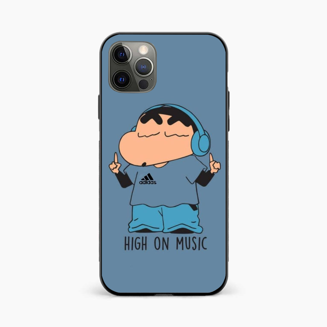 Shinchan High On Music 12 Pro Back Cover