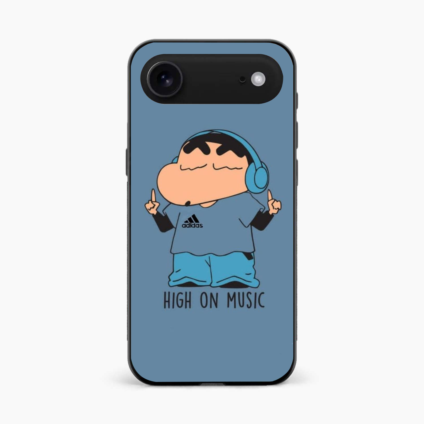 Shinchan High On Music Iphone 17 Air Back Cover