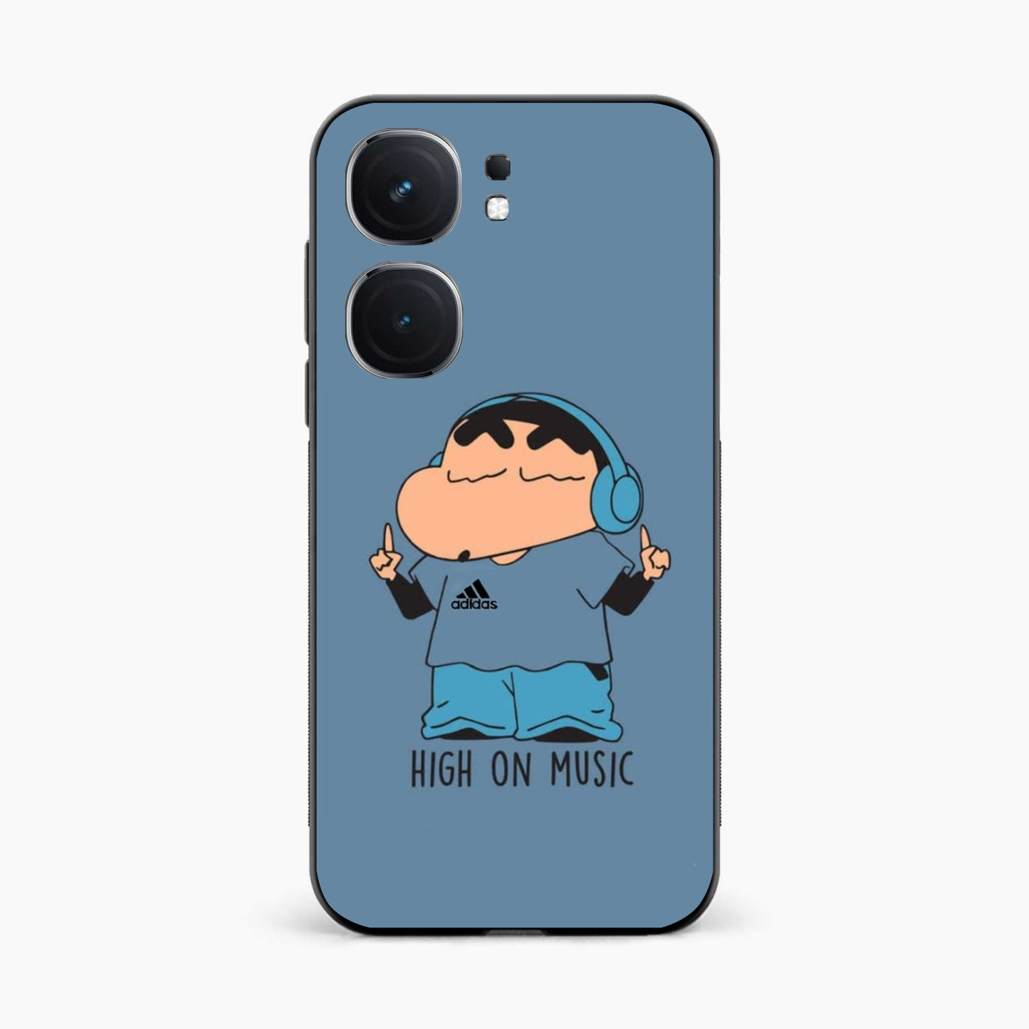 Shinchan High On Music Iqoo Neo 9 Pro 5G Back Cover