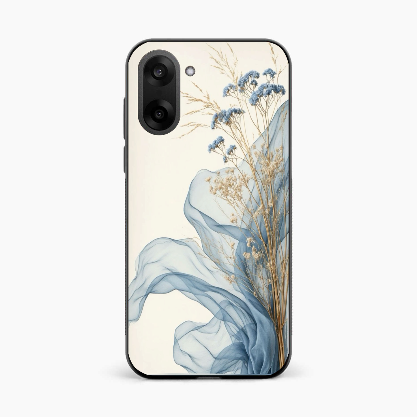 Soft Blue Floral OnePlus Nord CE 5 5G Back Cover