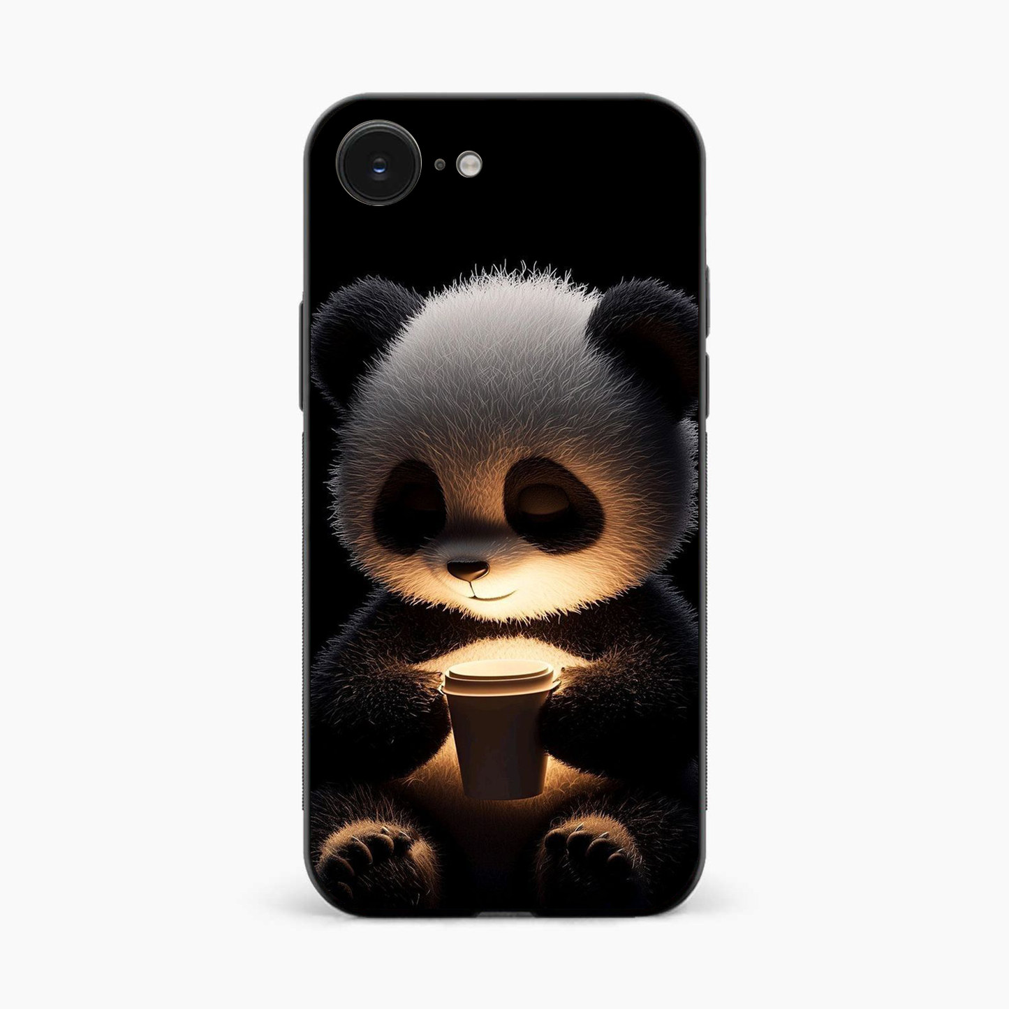 Soft Glow Panda Iphone 16e Back Cover