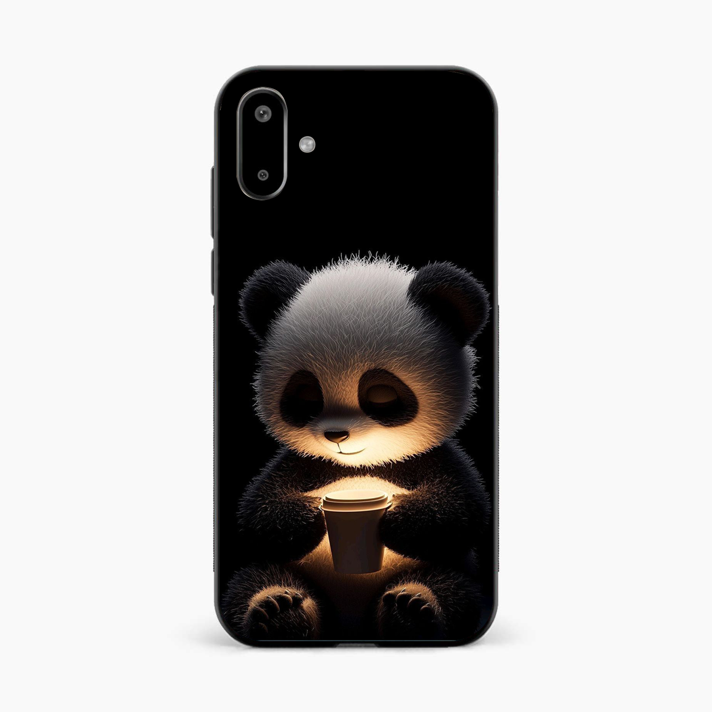 Soft Glow Panda Samsung F06 Back Cover
