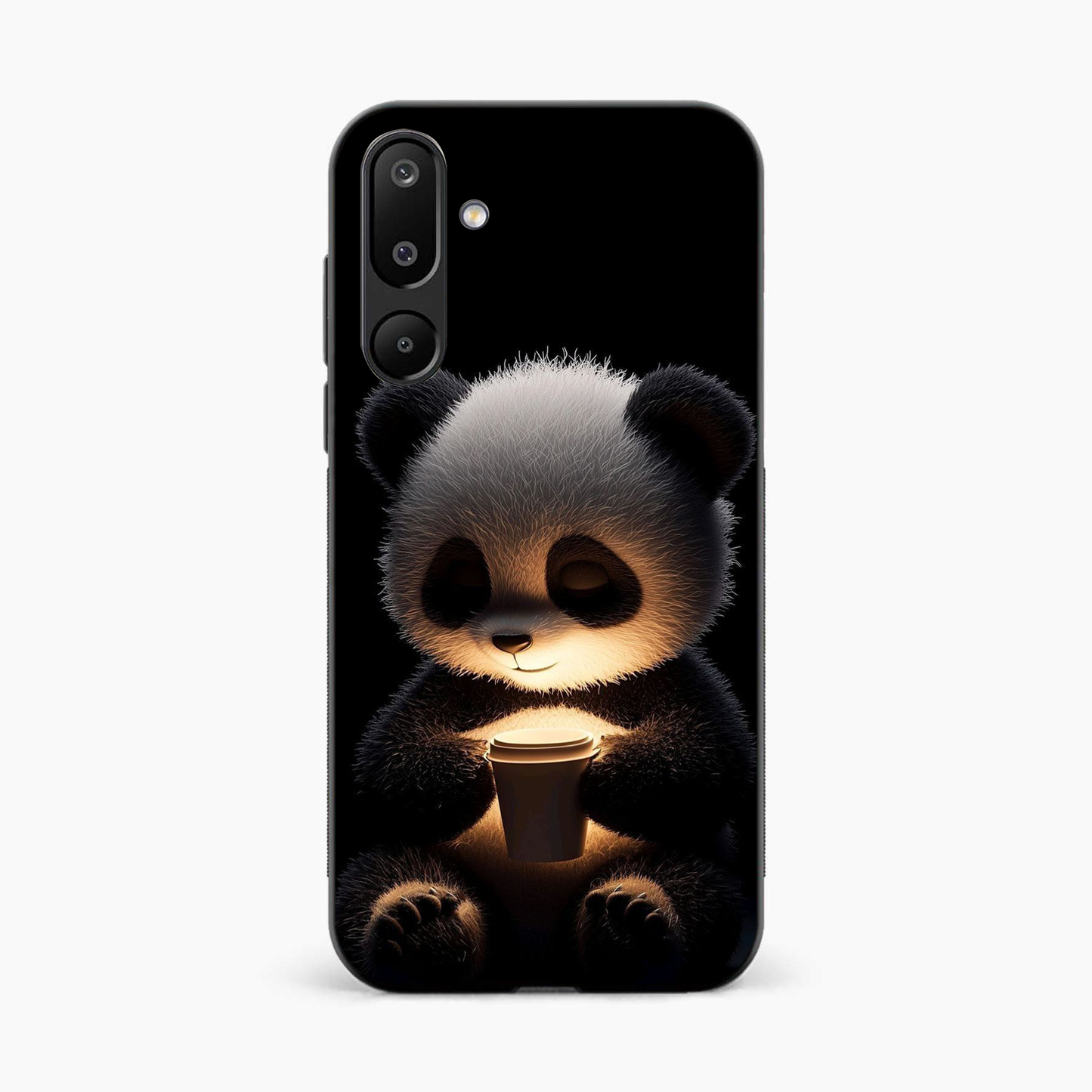 Soft Glow Panda Samsung M16 Back Cover