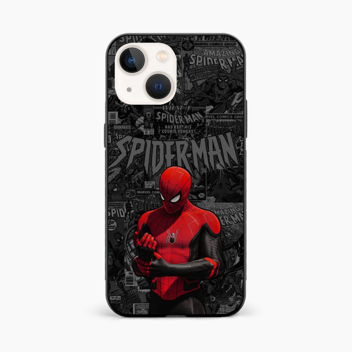 Spider Man Black Theme Iphone 13 Back Cover