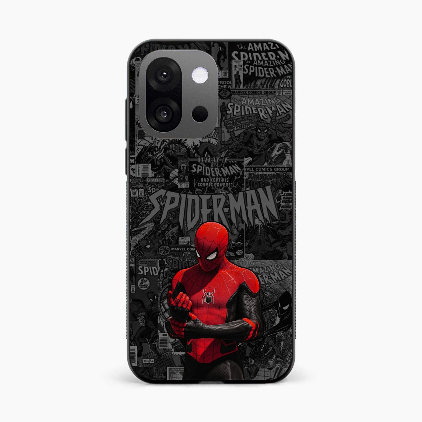 Spider Man Black Theme OnePlus 13s Back Cover