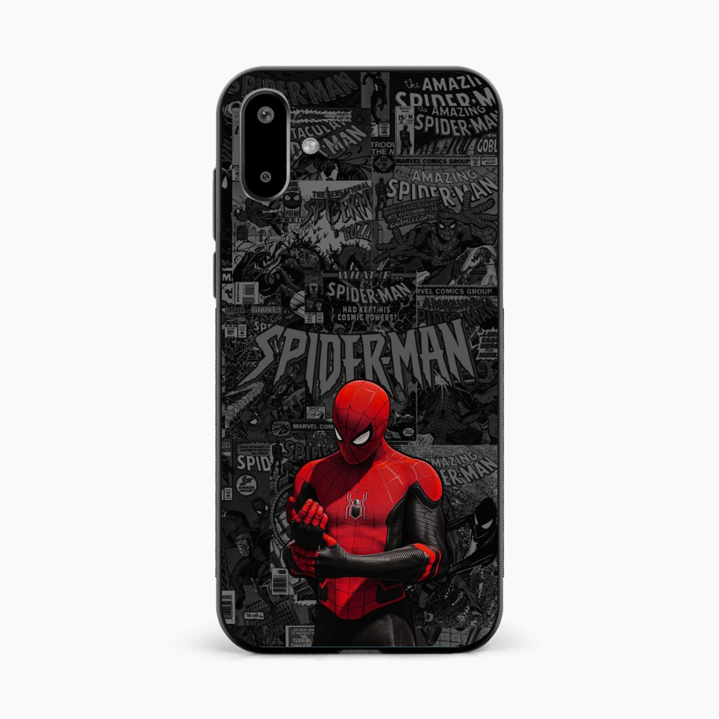 Spider Man Black Theme Samsung F06 Back Cover