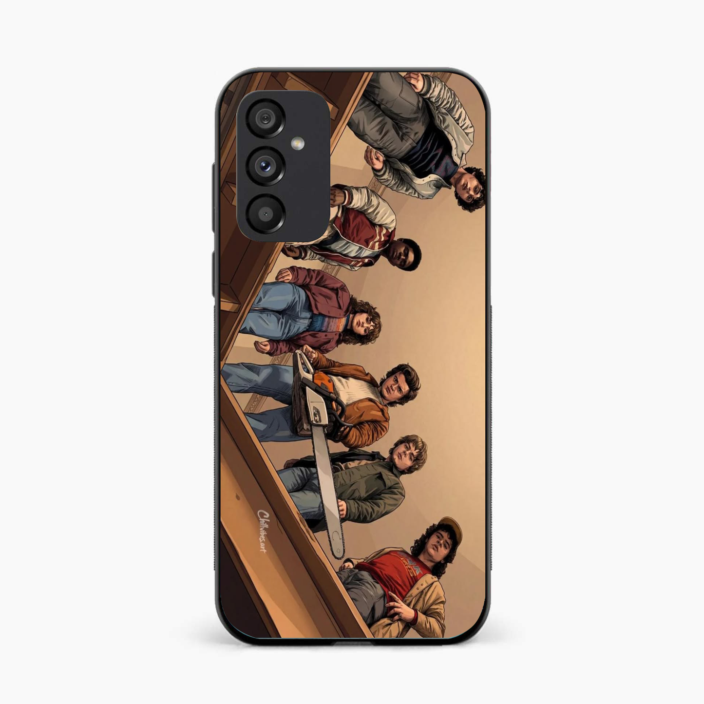 Stranger Squad Samsung A16 Chainsaw Back Cover