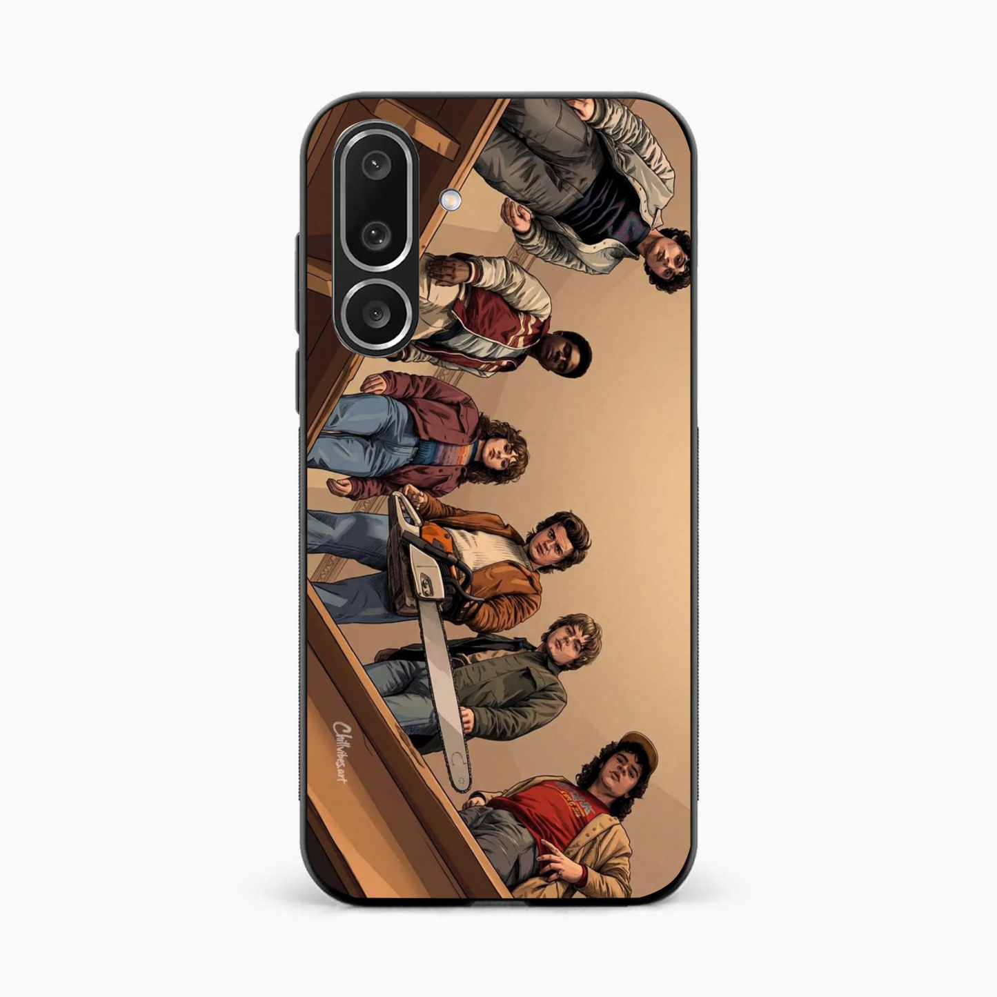 Stranger Squad Samsung M36 Chainsaw Back Cover