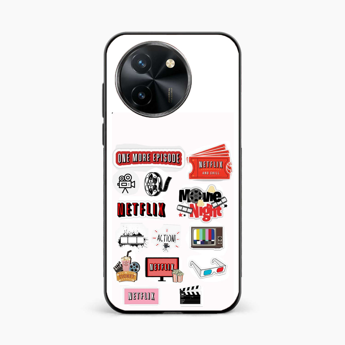 Movie Lover Vivo T3x 5G Aesthetic Back Cover