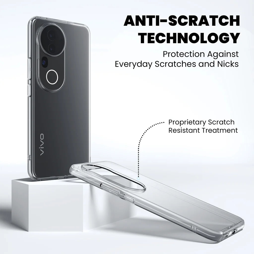 Vivo V40 Pro Anti-Yellow Clear Back Case