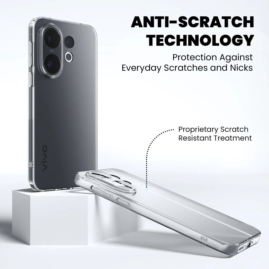 Vivo V60e Anti-Yellow Clear Back Case