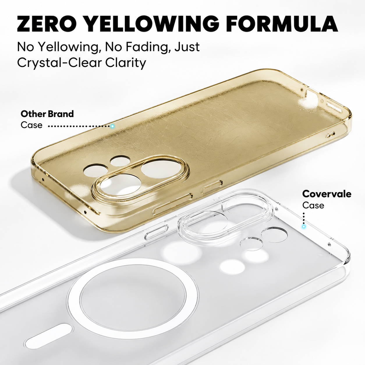 Vivo X200 FE Anti-Yellow Clear Case