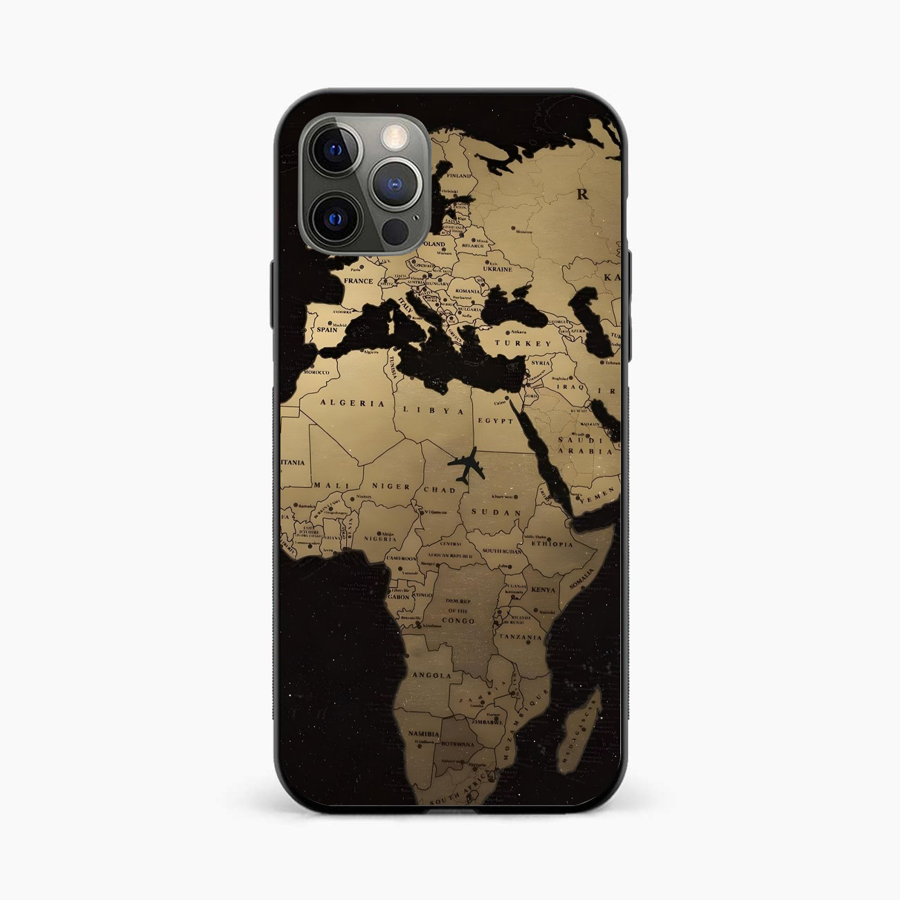 World Map 12 Pro Back Cover