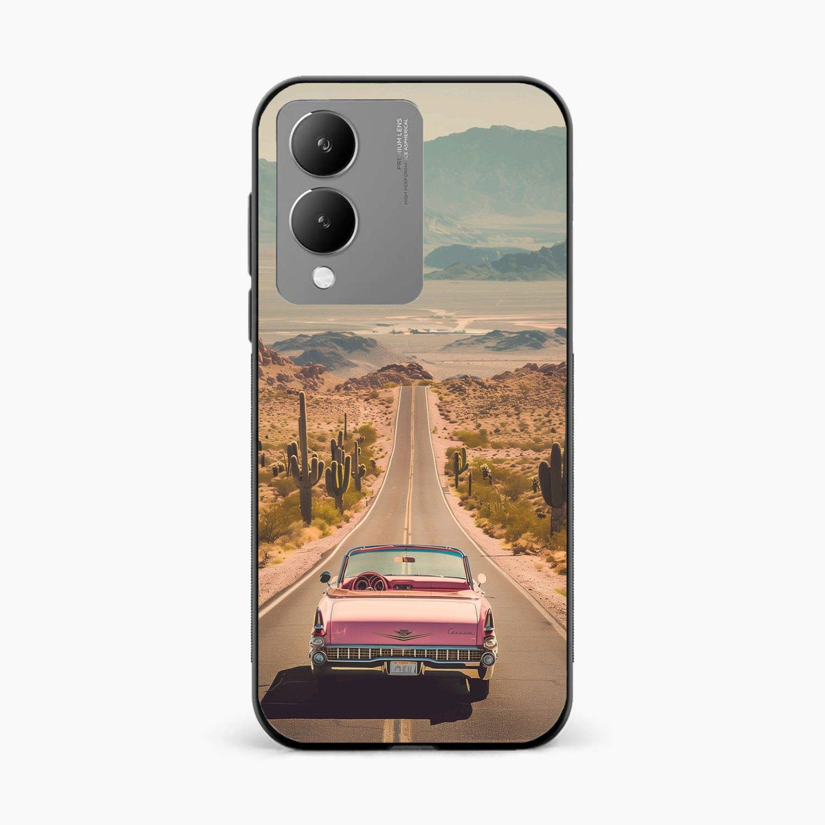 Classic Car Scenic Vivo Y17s Back Cover