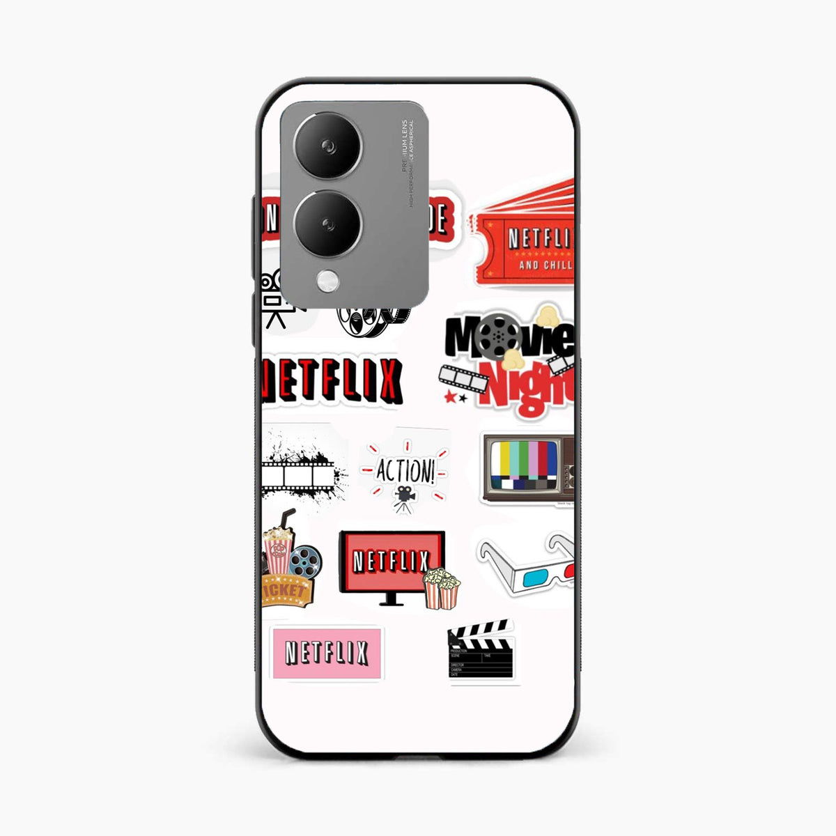 Movie Lover Vivo Y17s Aesthetic Back Cover