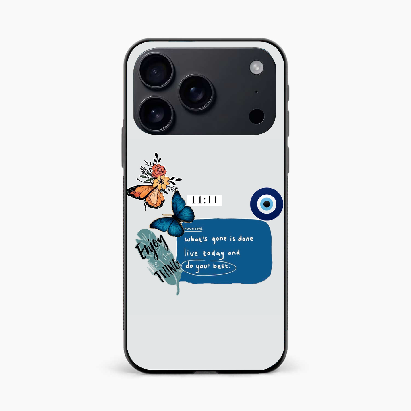 11:11 Positive Vibes Iphone 17 Pro Back Cover