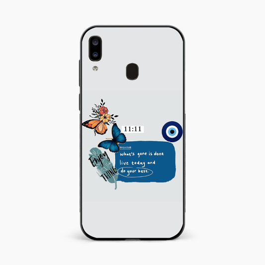 11:11 Positive Vibes Samsung A20 Back Cover