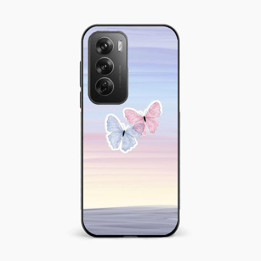 Minimal Butterfly Oppo Reno 12 5G Back Cover