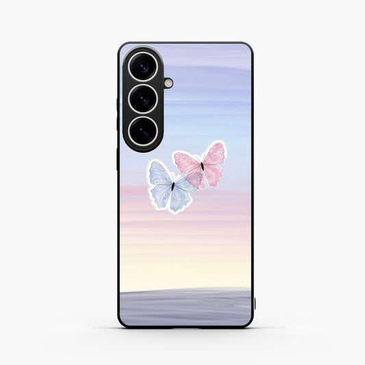 Minimal Butterfly Samsung S26 Back Covers
