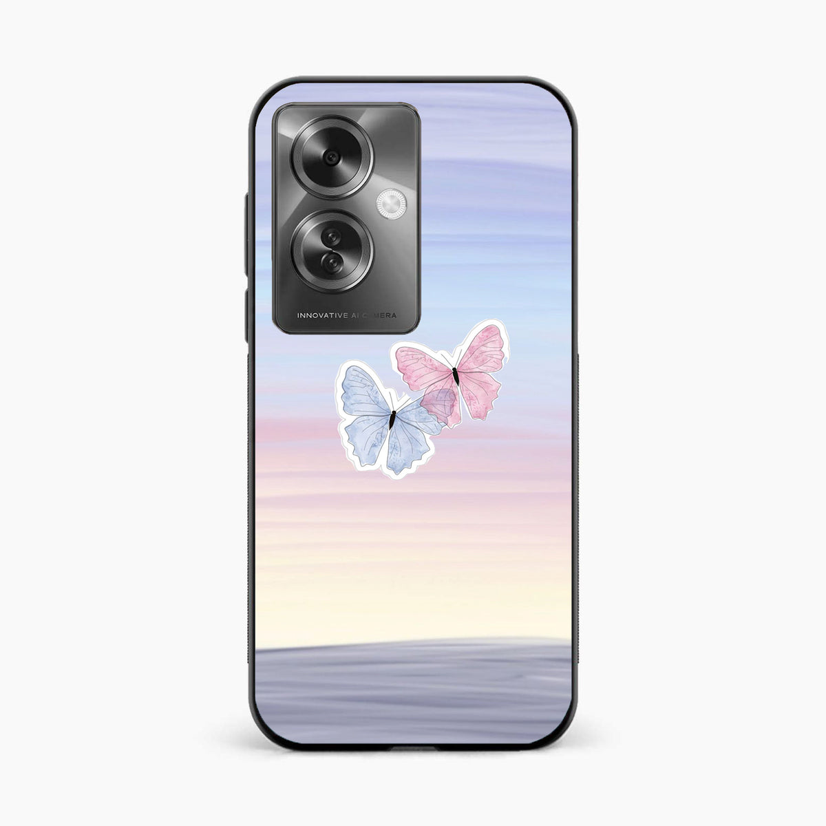 Minimal Butterfly Oppo F25 Pro 5G Back Cover